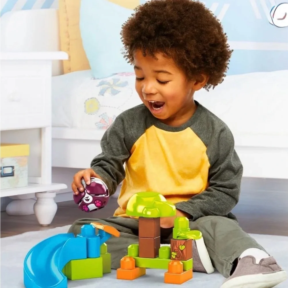 Mega‎ Bloks Peek A Blocks Panda Slide with Big Building Blocks